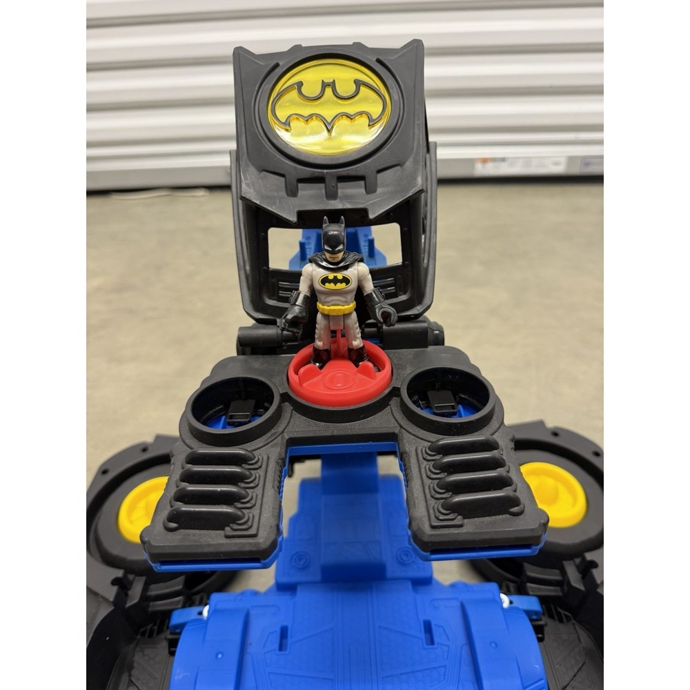 Fisher Price Imaginext DC Transforming BATMAN Batmobile R/C Car - Tested Works - Picture 13 of 15